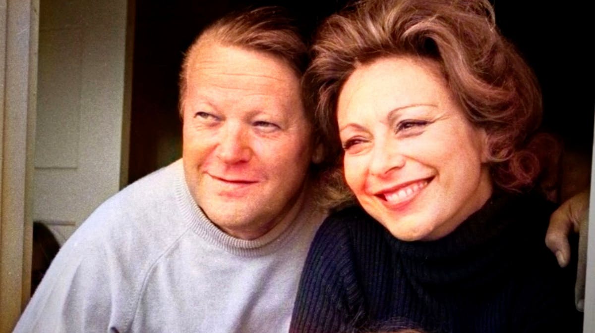 Helle Virkner og Jens Otto Krag