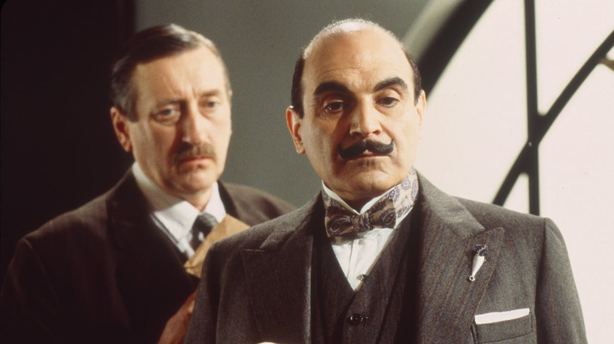 David Suchet i afsnittet &quot;The Murder of Roger Ackroyd&quot; fra 2000.&nbsp;&nbsp;