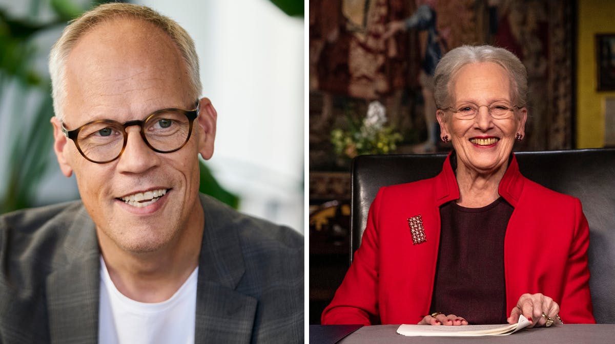 Dennis Ritter og dronning Margrethe