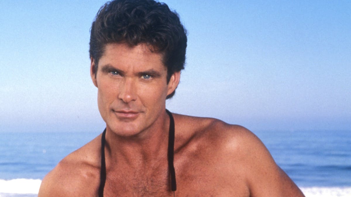 David Hasselhoff i serien "Baywatch"
