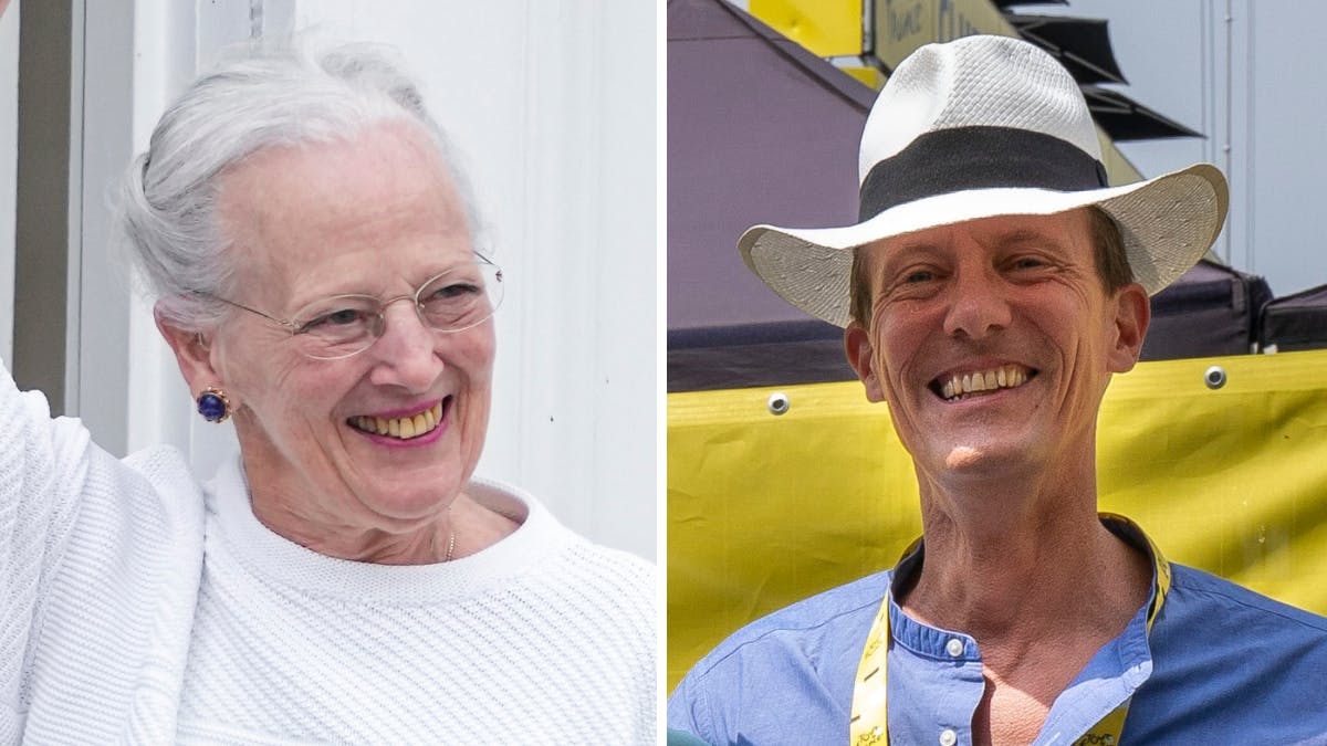 Dronning Margrethe og prins Joachim