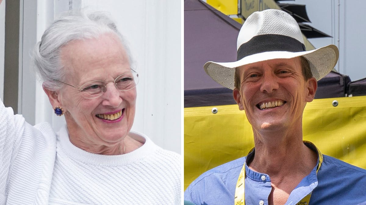 Dronning Margrethe og prins Joachim