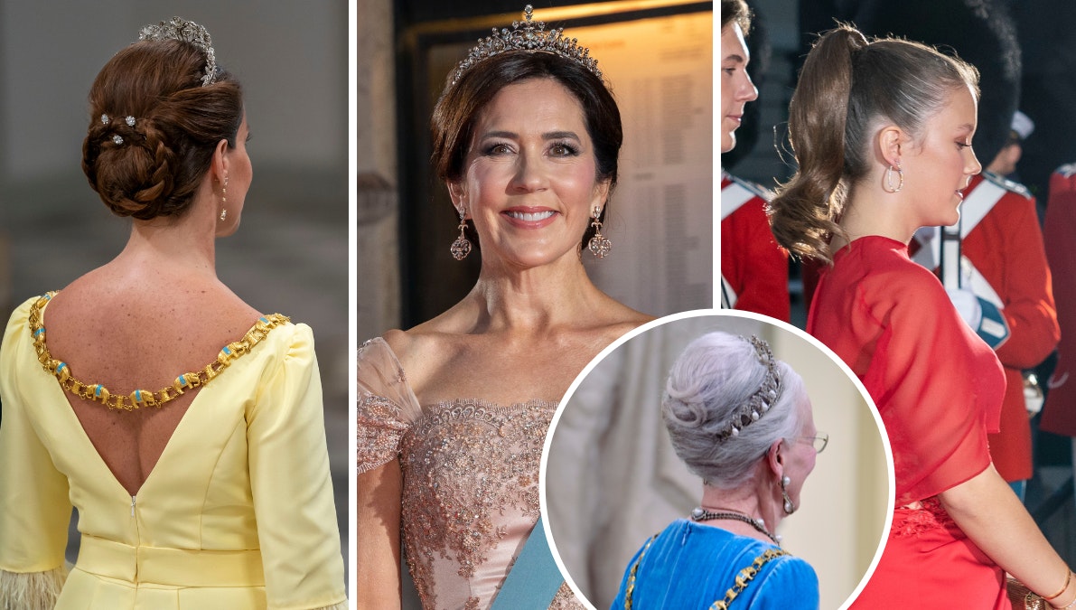 Dronning Margrethe, kronprinsesse Mary, prinsesse Isabella og prinsesse Marie ved weekenden gallafejringer.&nbsp;