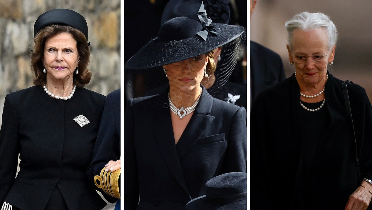 Dronning Silvia, prinsesse Catherine og dronning Margrethe&nbsp;