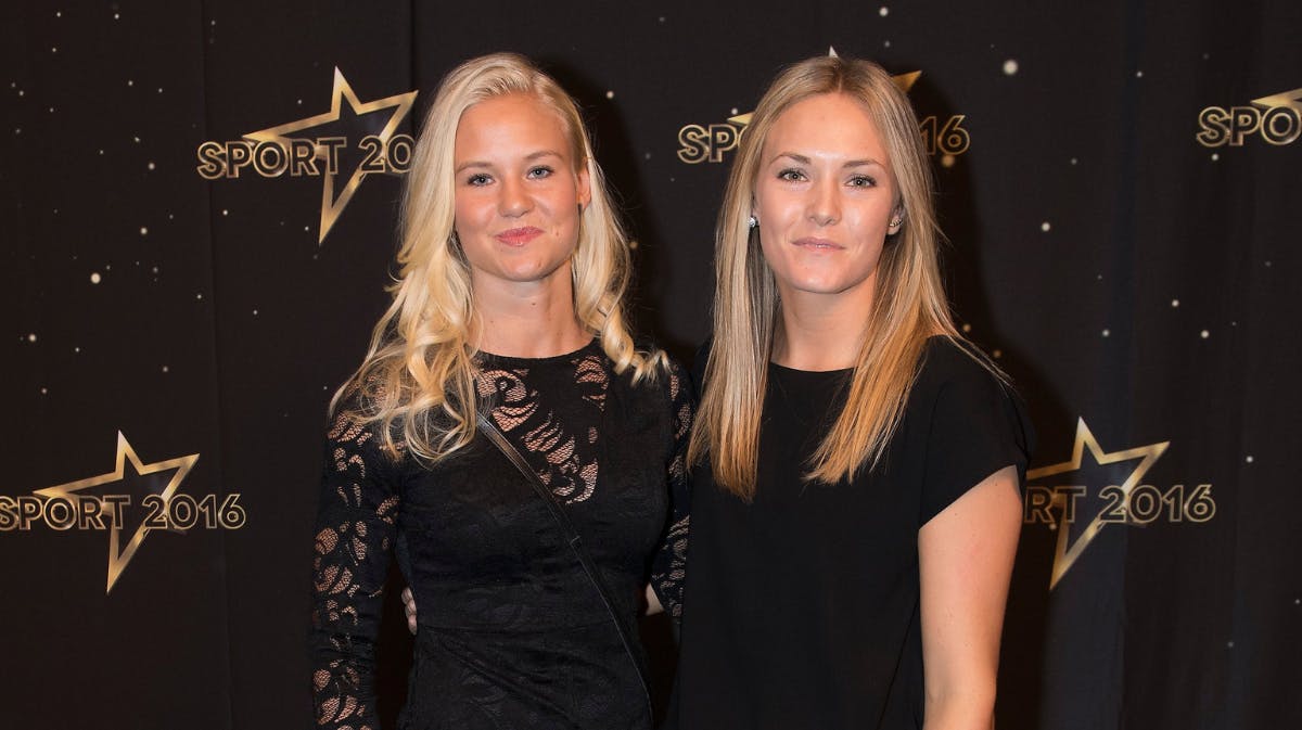 Foto: Pernille Harder og Magdalena Eriksson