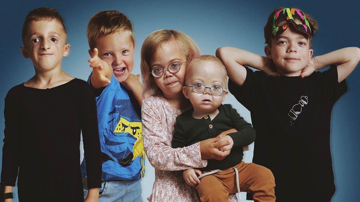 I den nye sæson af 'De sjældne danskere' møder vi fra venstre Theo, Niels, Nalina, Noor og Hjalte.