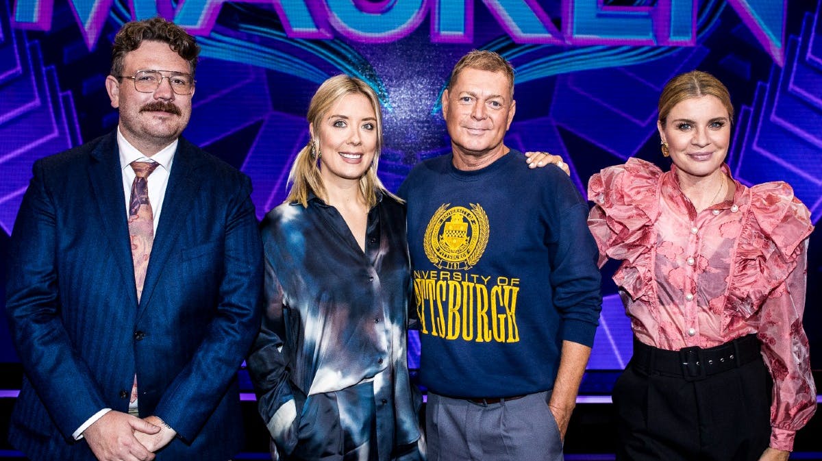 Frederik Cilius, Sofie Jo Kaufmanas, Peter Frödin og Mille Dinesen