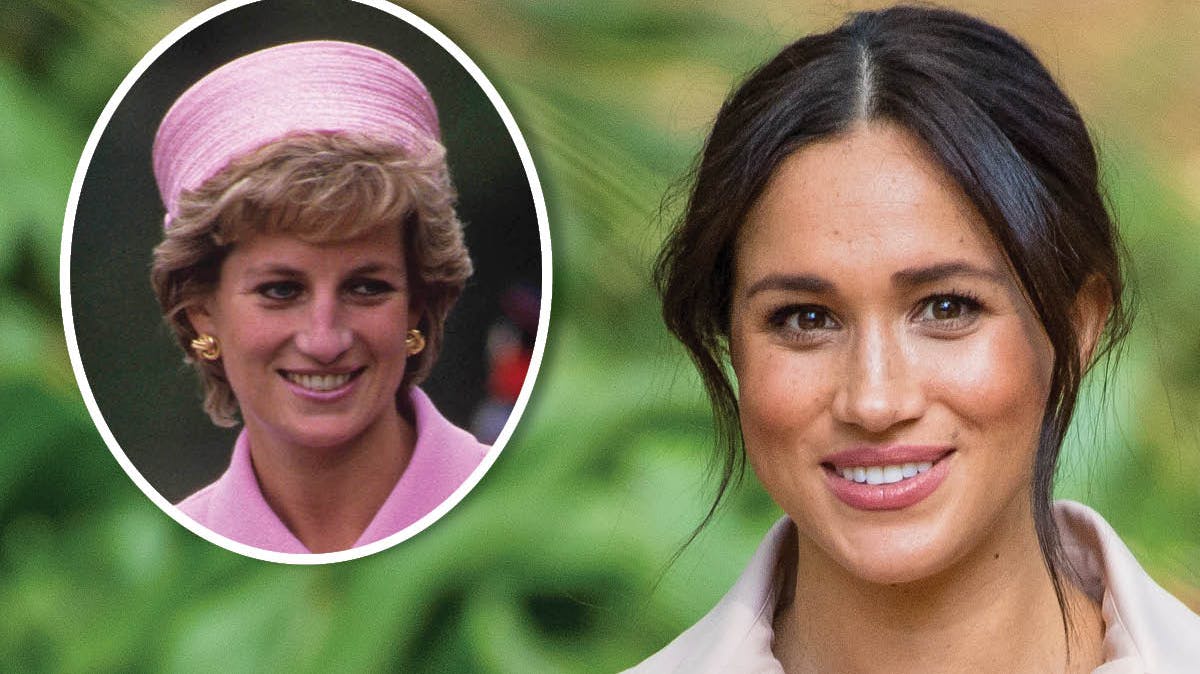 Hertuginde Meghan. Indsat: Prinsesse Diana.