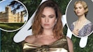 Lily James, kendt fra "Downton Abbey".