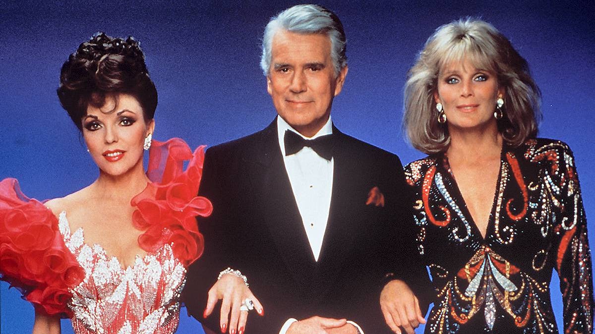 Joan Collins, John Forsythe og Linda Evans