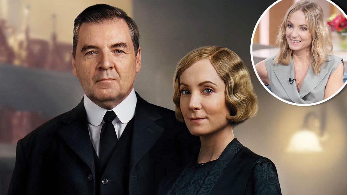 Mr. og mrs. Bates fra "Downton Abbey". Indsat: Skuespilleren Joanne Froggatt.