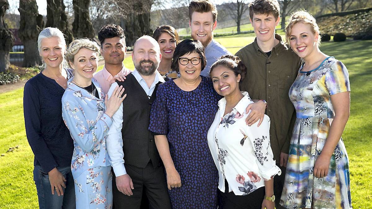 De nye deltagere i "Den store bagedyst 2017".