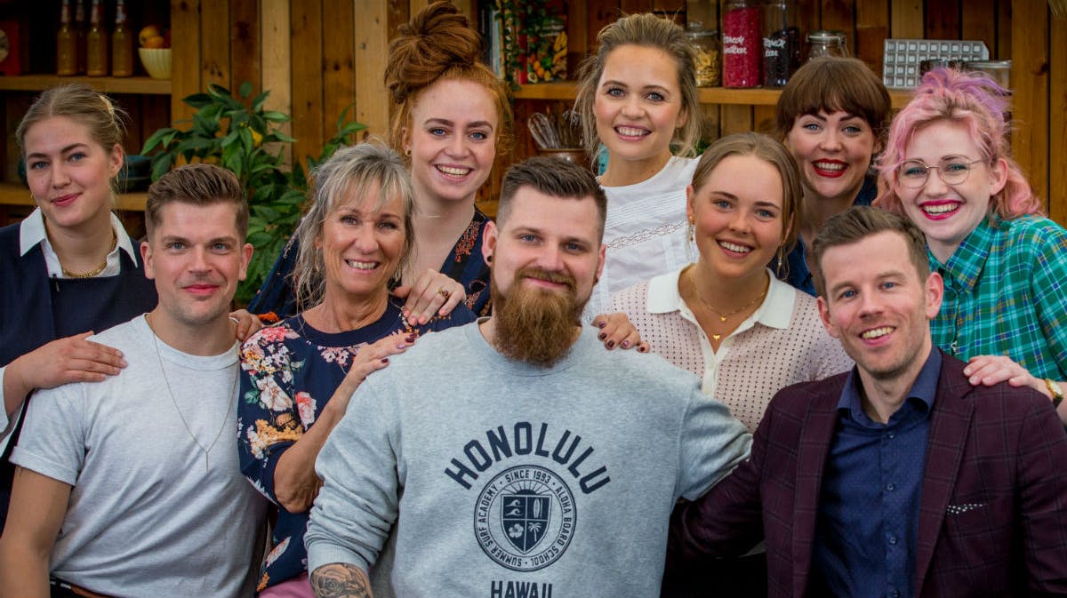 Deltagerne i "Den store bagedyst 2019".