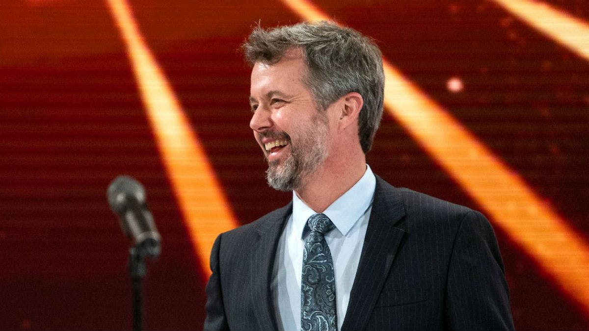 Kronprins Frederik til årets sportsgalla. 