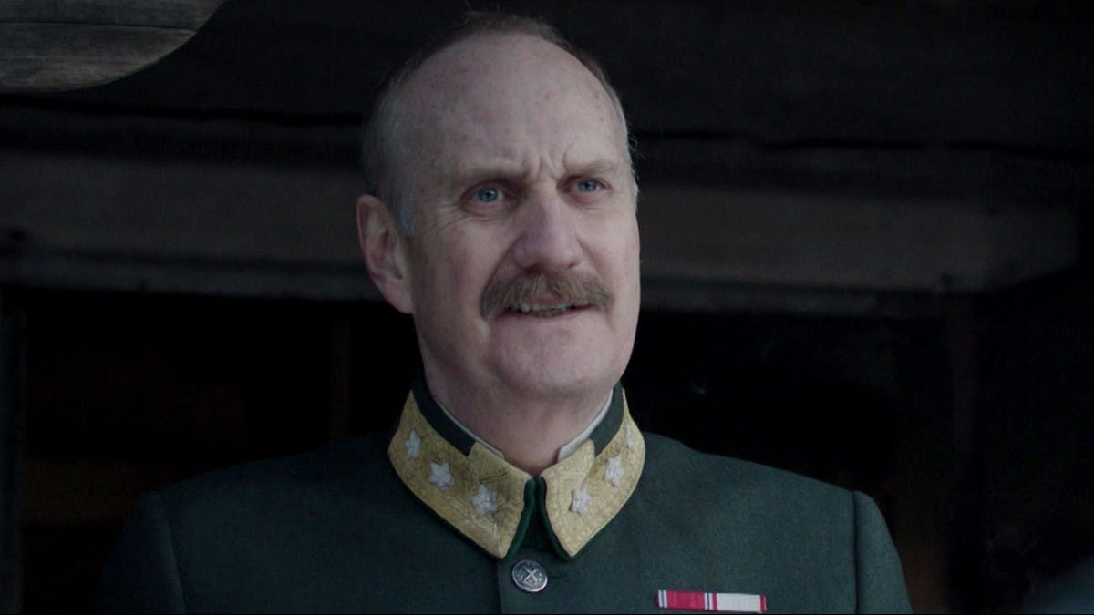 Søren Pilmark som kong Haakon i "Atlantic Crossing".