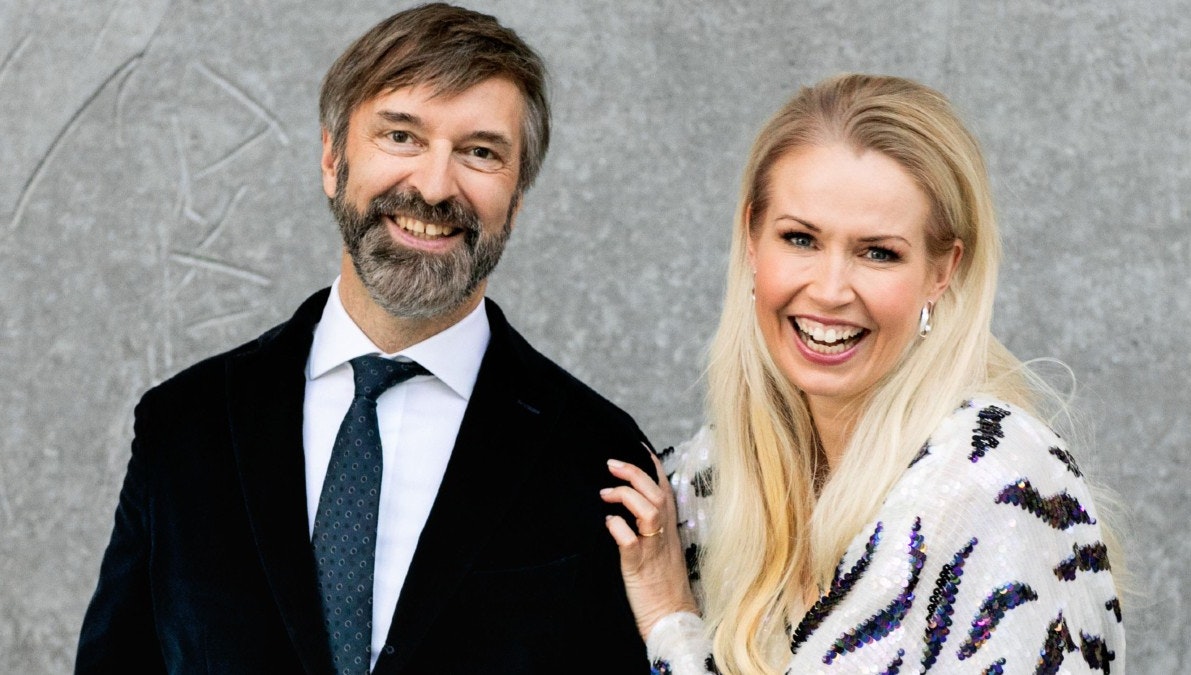 Martin Brygmann og Tina Müller er værter på Dansk Melodi Grand Prix 2021.
