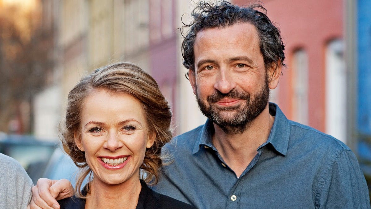 Anne Glad og Christian Grau i "Kender du typen?" i 2012. 