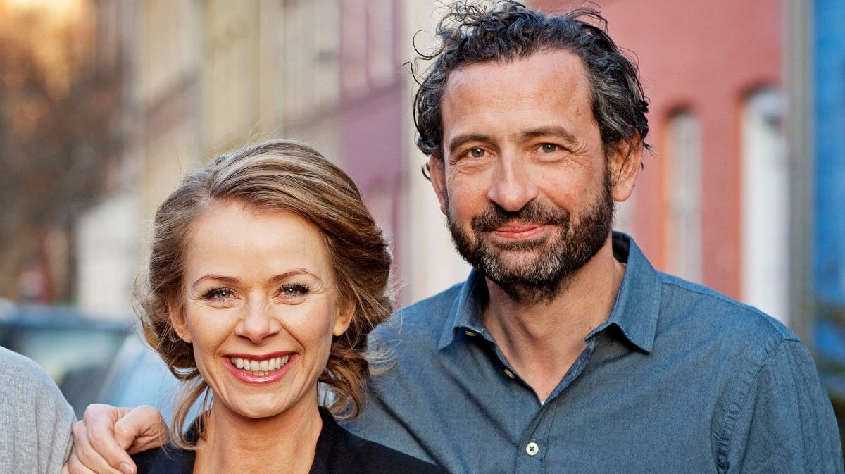 Anne Glad og Christian Grau i "Kender du typen?" i 2012.