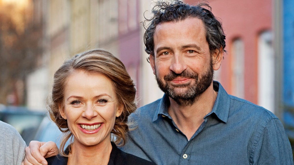 Anne Glad og Christian Grau i "Kender du typen?" i 2012. 