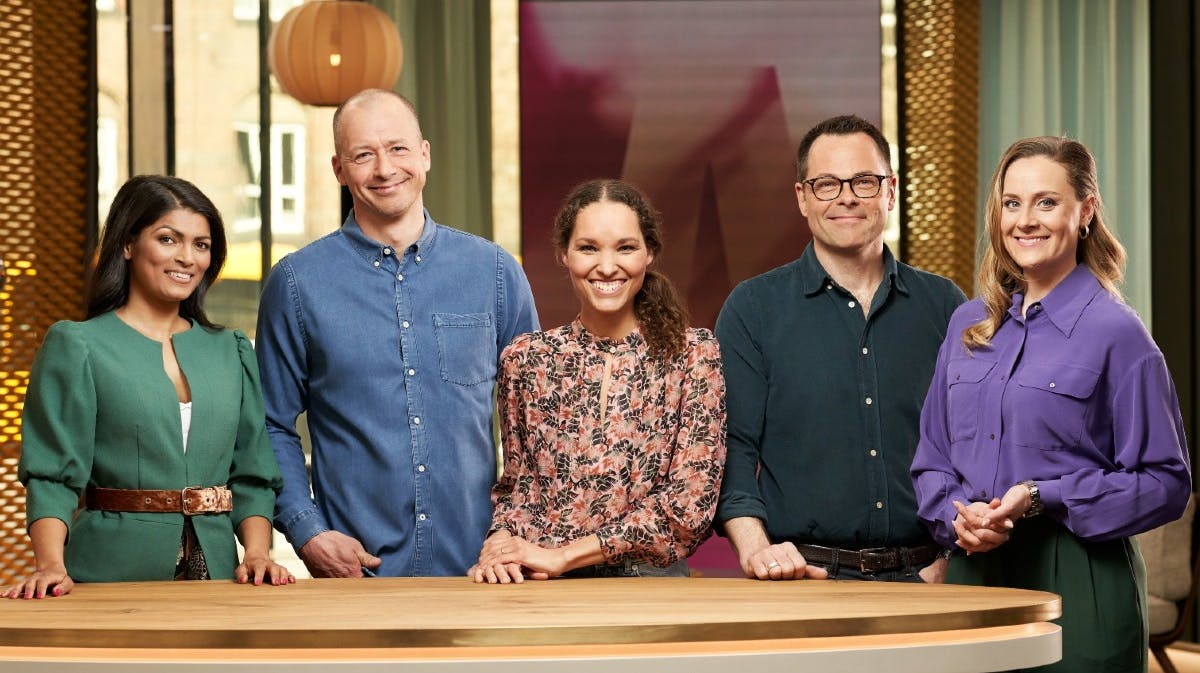 Ulla Essendrop, Mark Stokholm, Nola Grace Gaardmand, Kristian Ring-Hansen Holt og Mette Bluhme Rieck