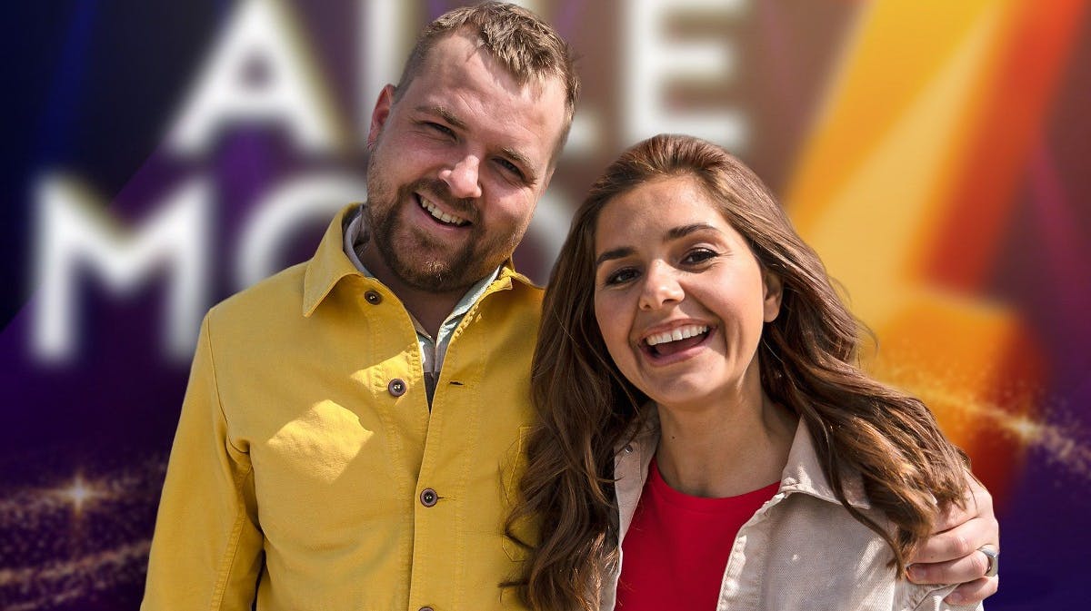 Joakim Ingversen og Stephania Potalivo i "Alle mod 1"
