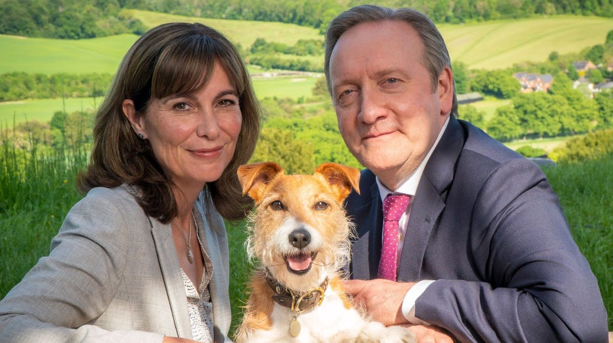 Sarah og John Barnaby i ?Kriminalkommissær Barnaby?.