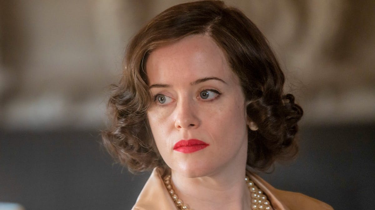 Claire Foy som hertuginde Margaret i "A Very British Scandal" på DR1.