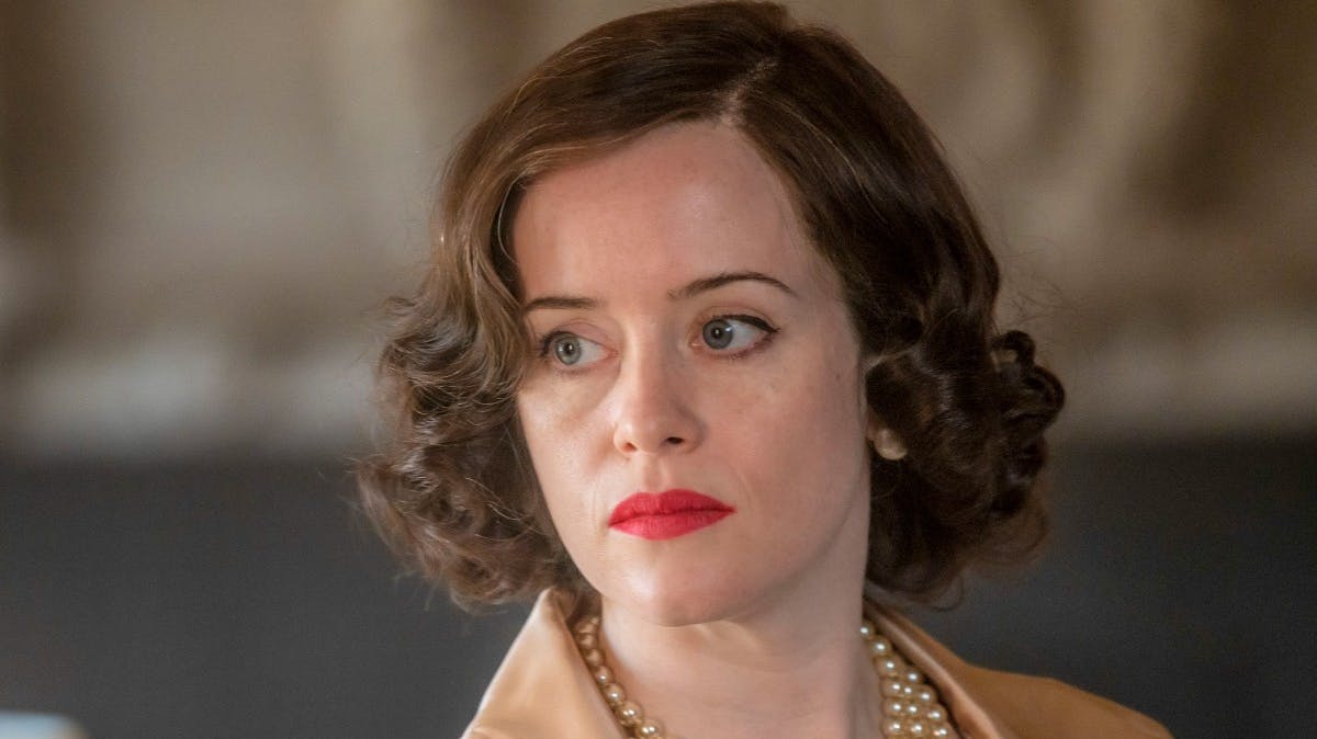 Claire Foy som hertuginde Margaret i "A Very British Scandal" på DR1.
