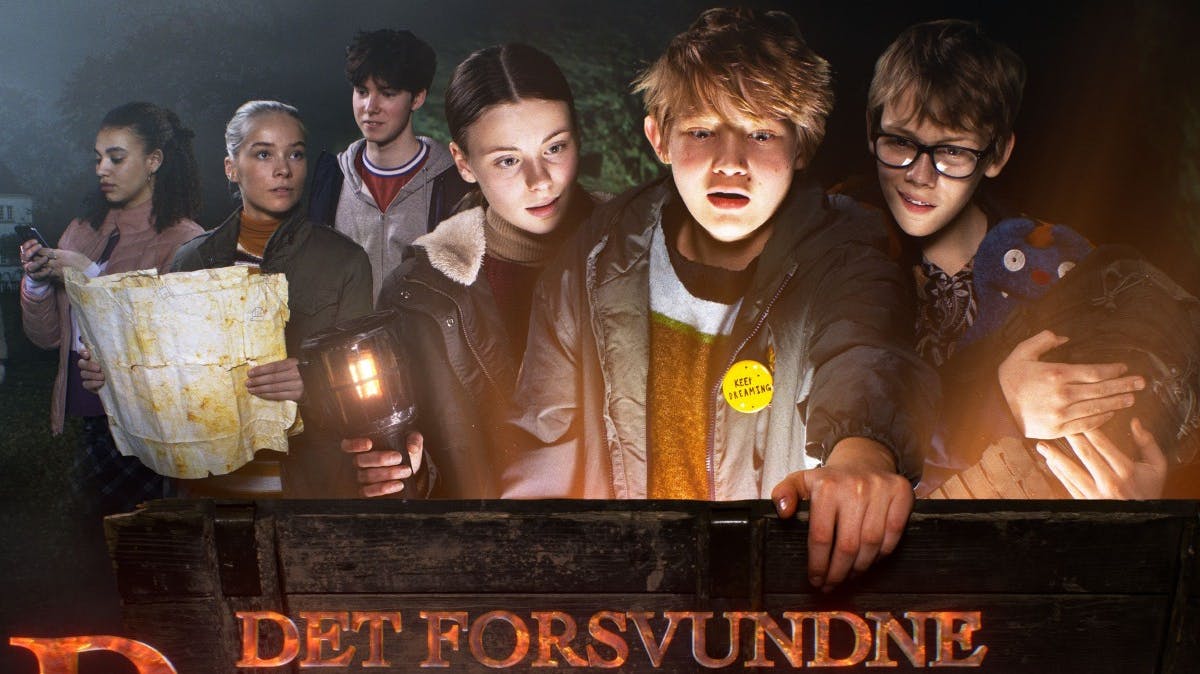 De unge stjerner i DR-serien "Det forsvundne ravkammer".