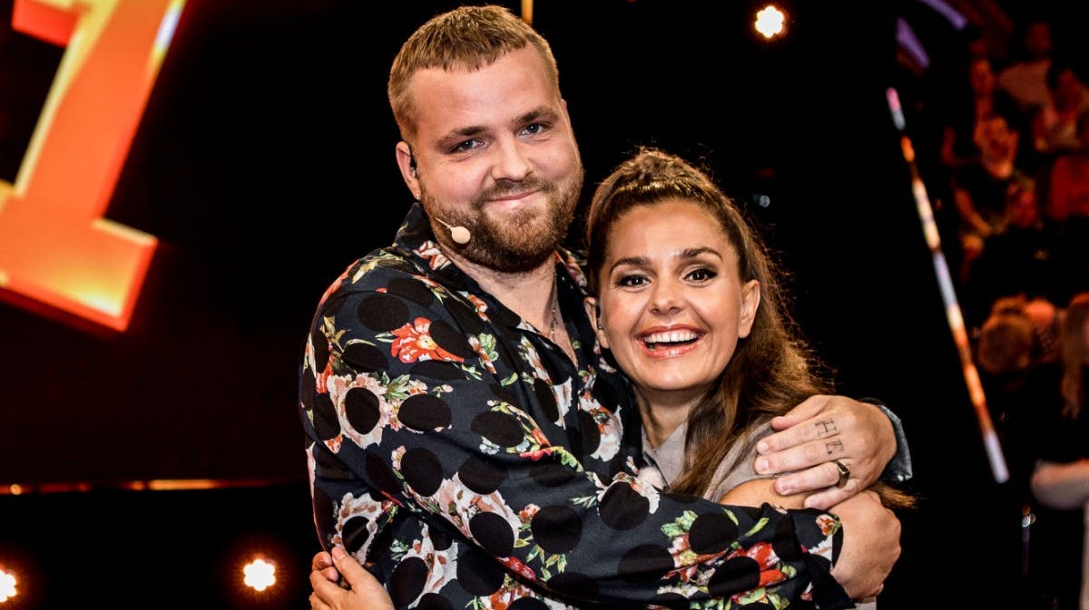 Joakim Ingversen og Stephania Potalivo i &quot;Alle mod 1&quot;