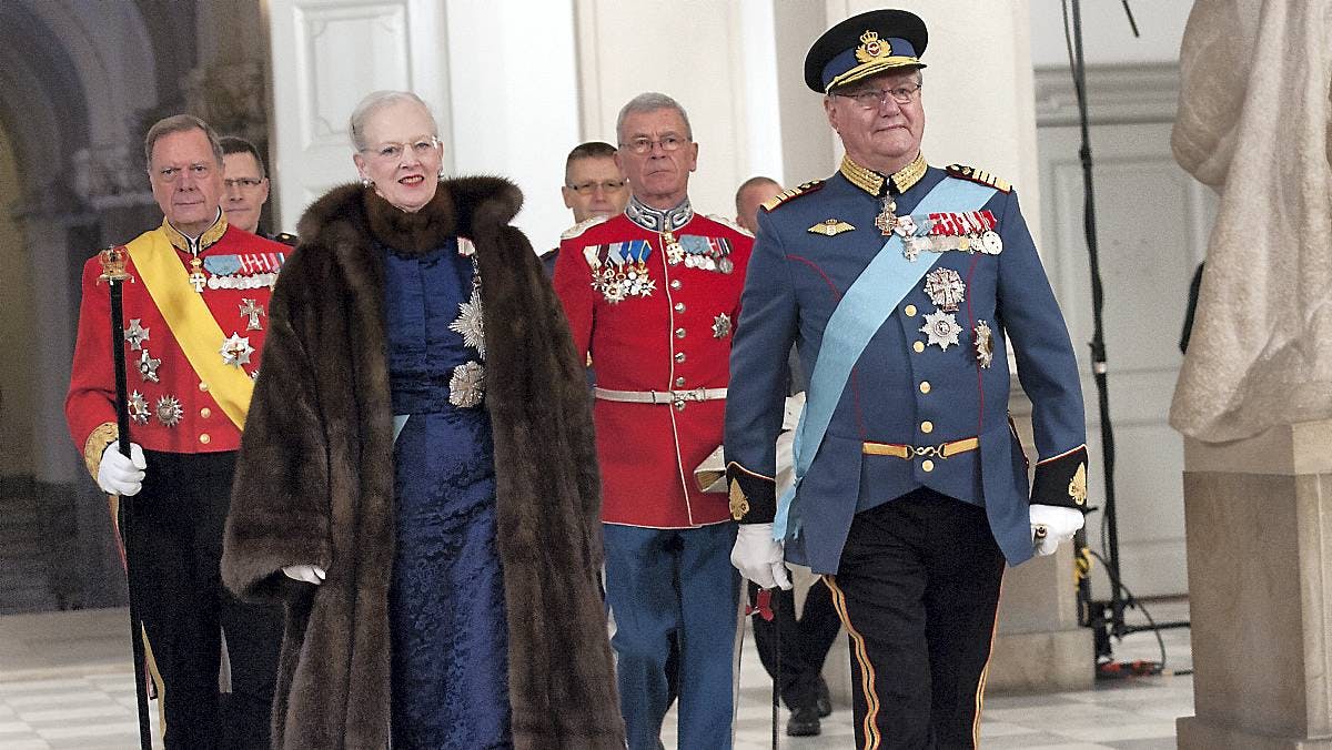 Dronning Margrethe og prins Henrik.