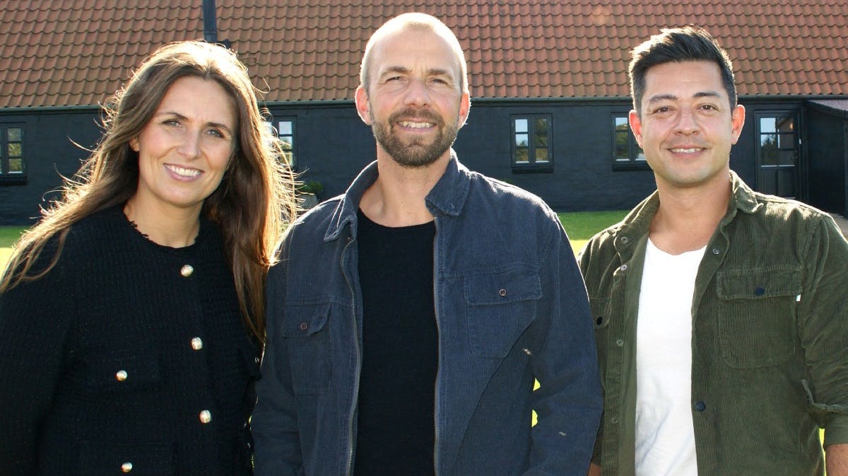 Line Franck, Søren Vester og Dennis Lindequist.
