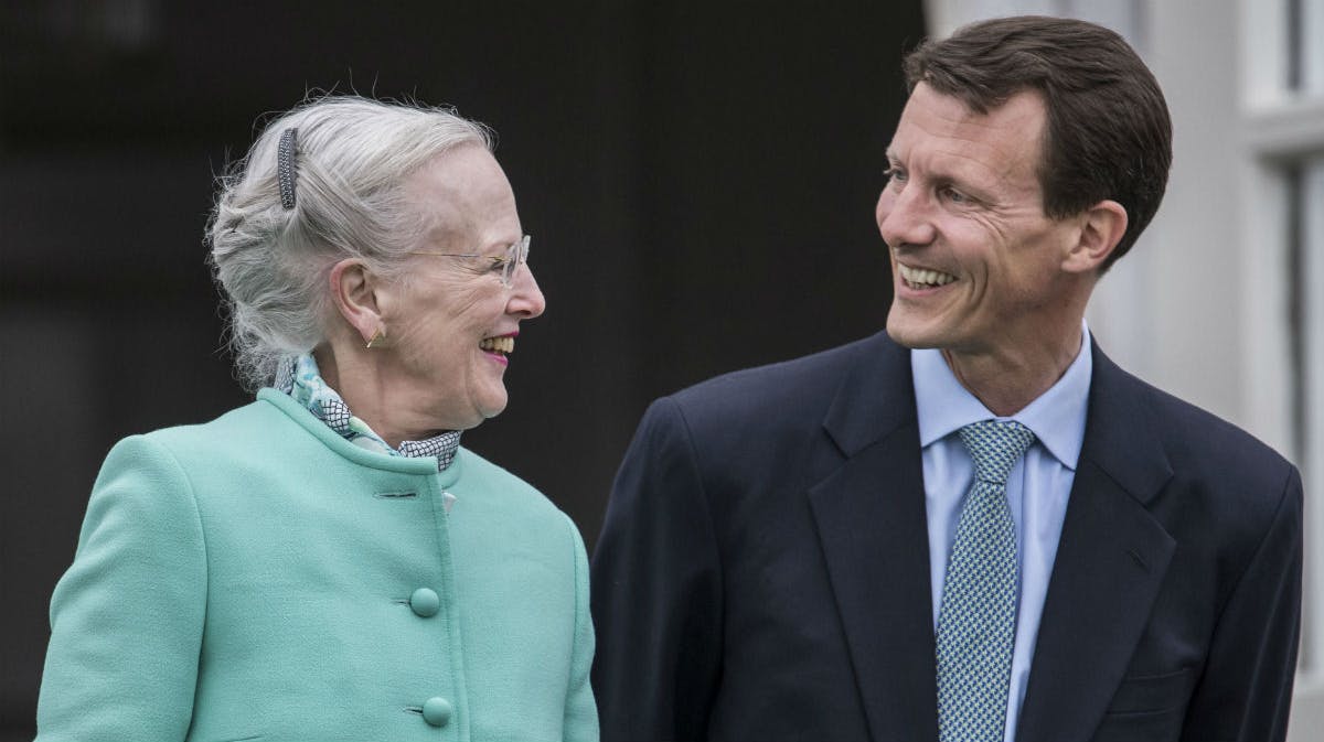 Dronning Margrethe og prins Joachim