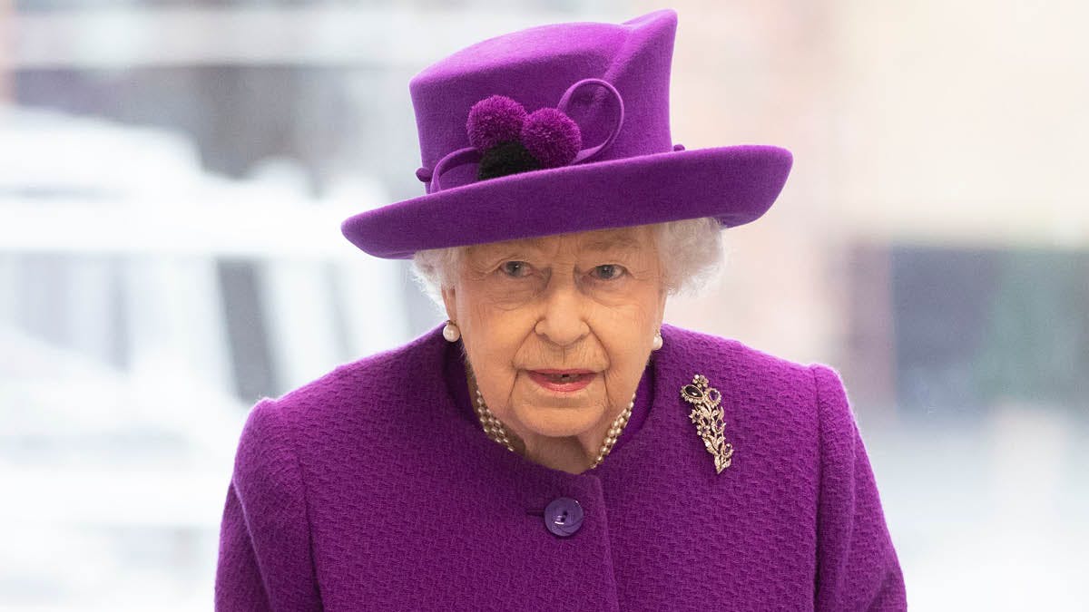 Dronning Elizabeth. 