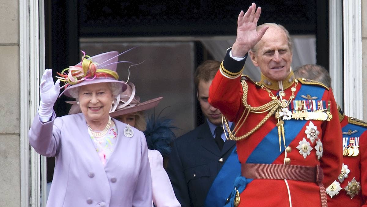 Dronning Elizabeth og prins Philip.