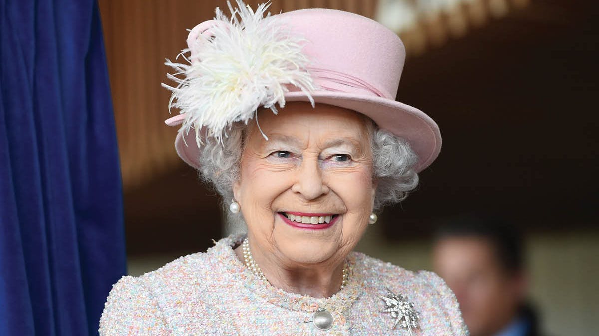 Dronning Elizabeth.