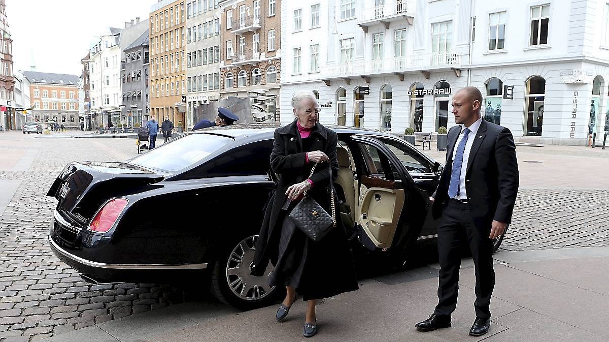 Dronning Margrethe i Aarhus.