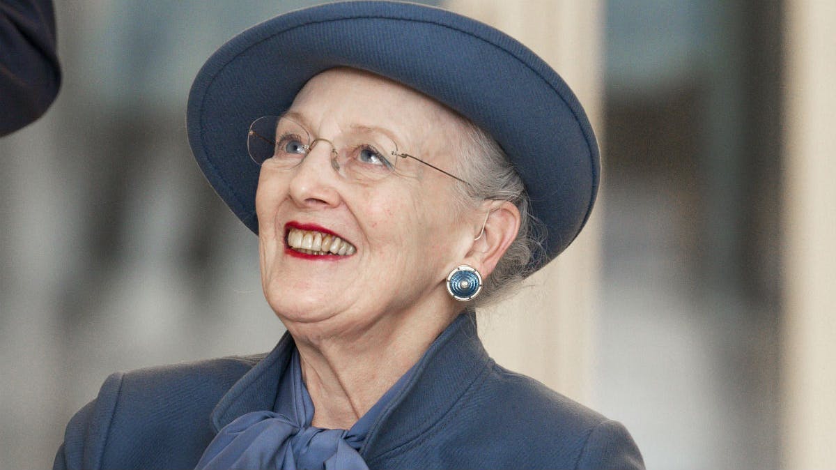 Dronning Margrethe på Rigshospitalet