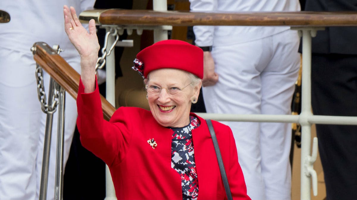 Dronning Margrethe på sommertogt