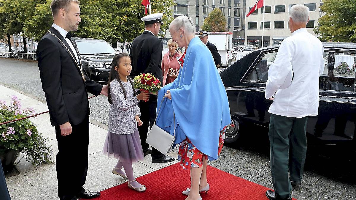 Dronning Margrethe til Aarhus Festuge.