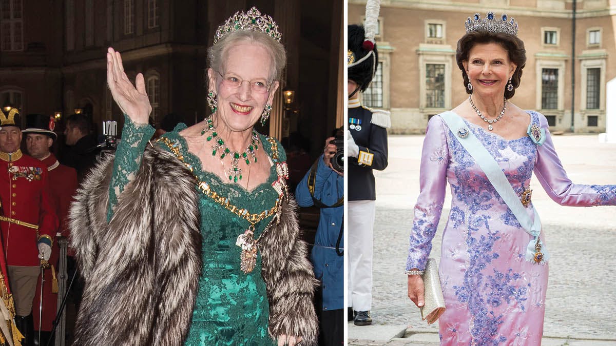 Martyr spørgeskema Kviksølv Dronning Margrethe og dronning Silvias kjoler på museum i Stockholm |  BILLED-BLADET