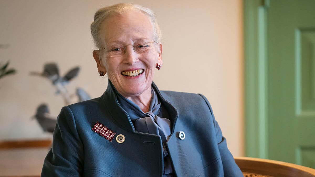 Dronning Margrethe. 