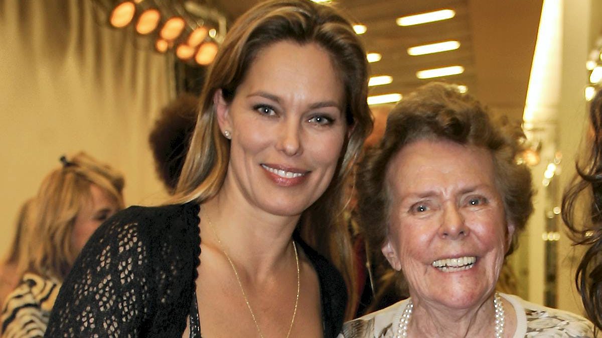 Renée Toft Simonsen og Eileen Ford i 2004.