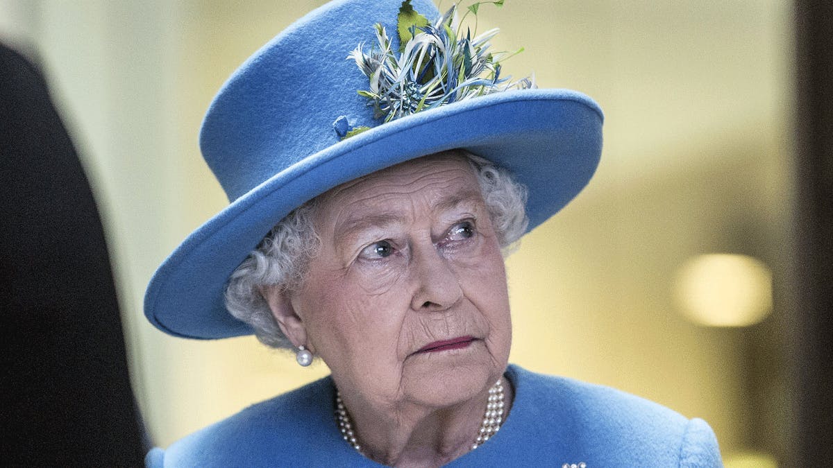 Dronning Elizabeth.