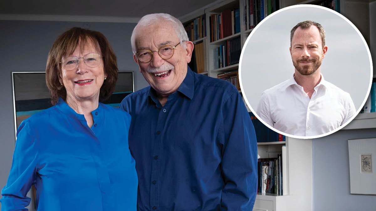 Alice Vestergaard og Uffe Ellemann-Jensen. Indsat: Jakob Ellemann-Jensen. 