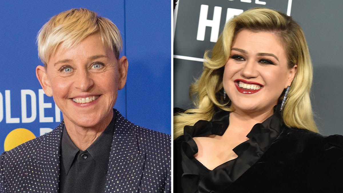Ellen DeGeneres, Kelly Clarkson.