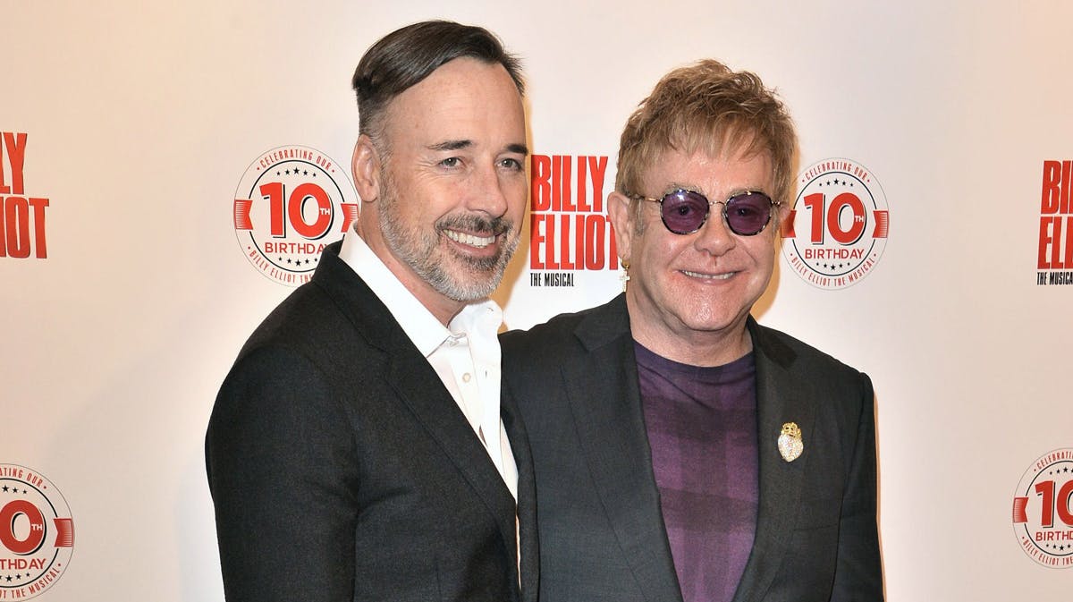 Elton John og hans mand, David Furnish.