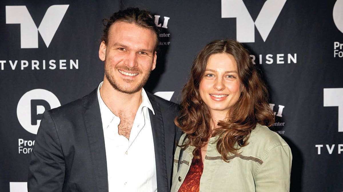 Emil Midé Erichsen og kæresten Louise. 