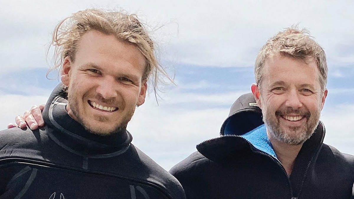 Emil Midé Erichsen og kronprins Frederik