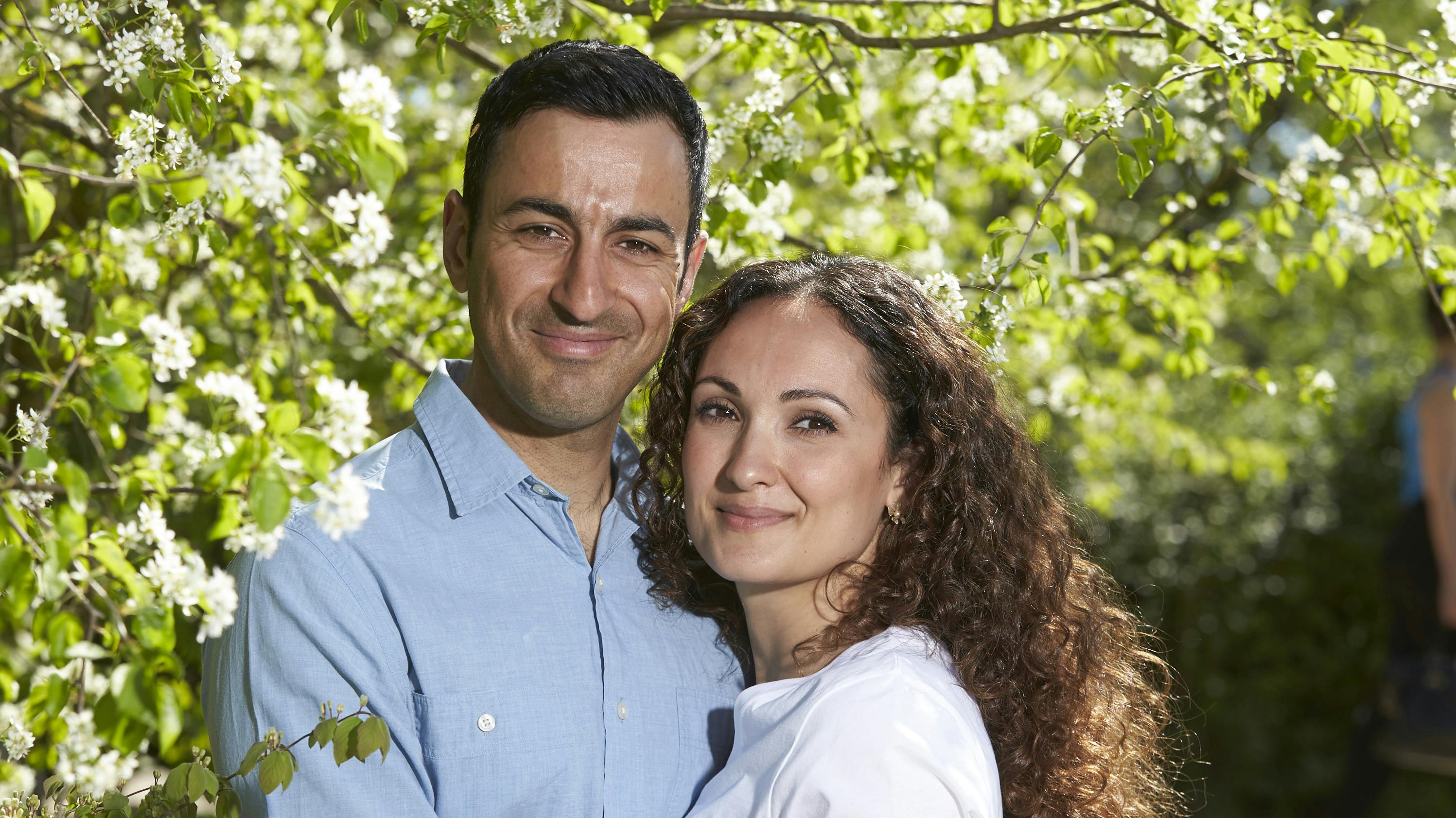 Erkan Özden og hans hustru Züleyha.